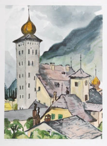 Ernst von Domarus: Das Starkaper Schloss in Brig, Wallis