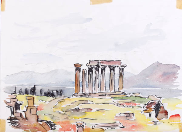 Ernst von Domarus: Apollon-Tempel, Korinth