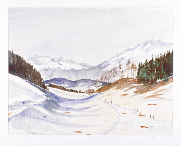 Ernst von Domarus: Wintertag in Tirol