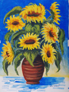 Ernst von Domarus: Sonnenblumen