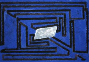 Alfred Ross: Labyrinth (blau)